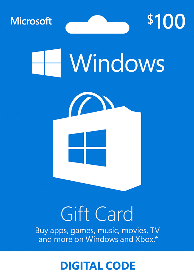 Free Microsoft Gift Card Codes $100