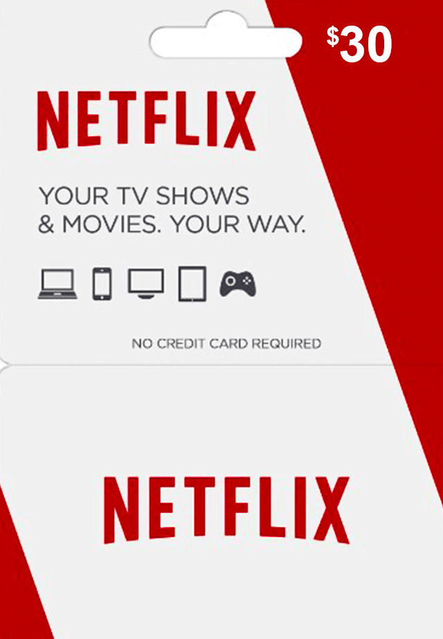 Free Netflix Gift Card Codes $30